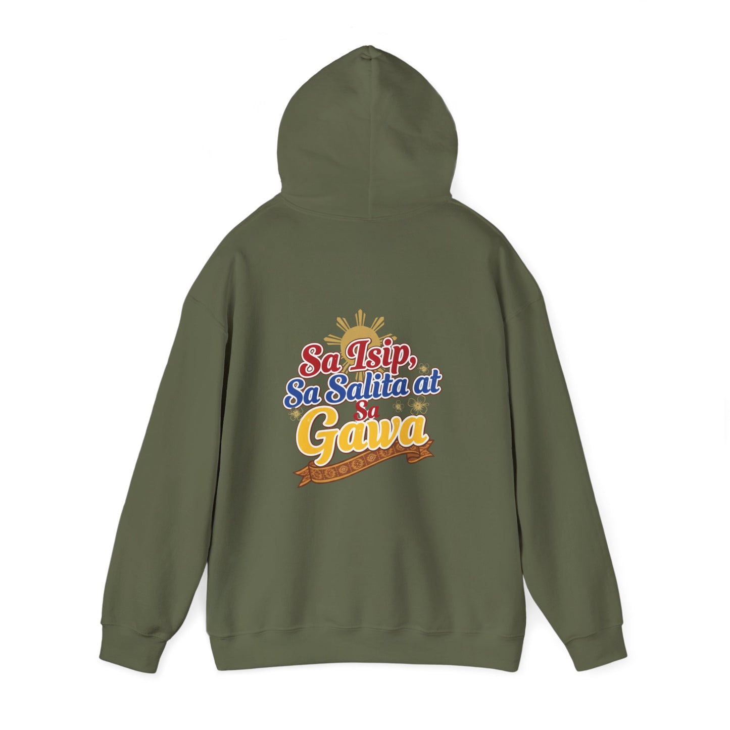 Pinay sa Isip sa Salita at sa Gawa — Filipino Pride Pullover Hoodie