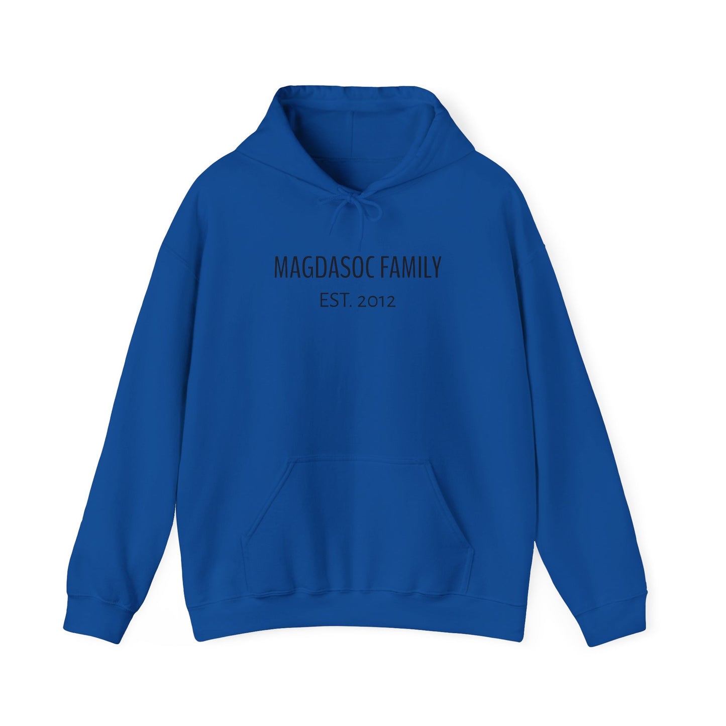 Custom Family Name Hoodie (REGULAR PRINT, DTF)-Personalized Pullover