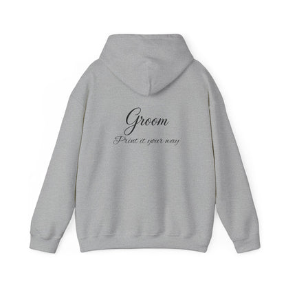 "Groom" Script Hoodie — Bridal Wedding Party Pullover