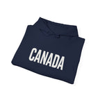 Canada Flag Hoodie – Vintage Canada Text & Maple Leaf Pullover