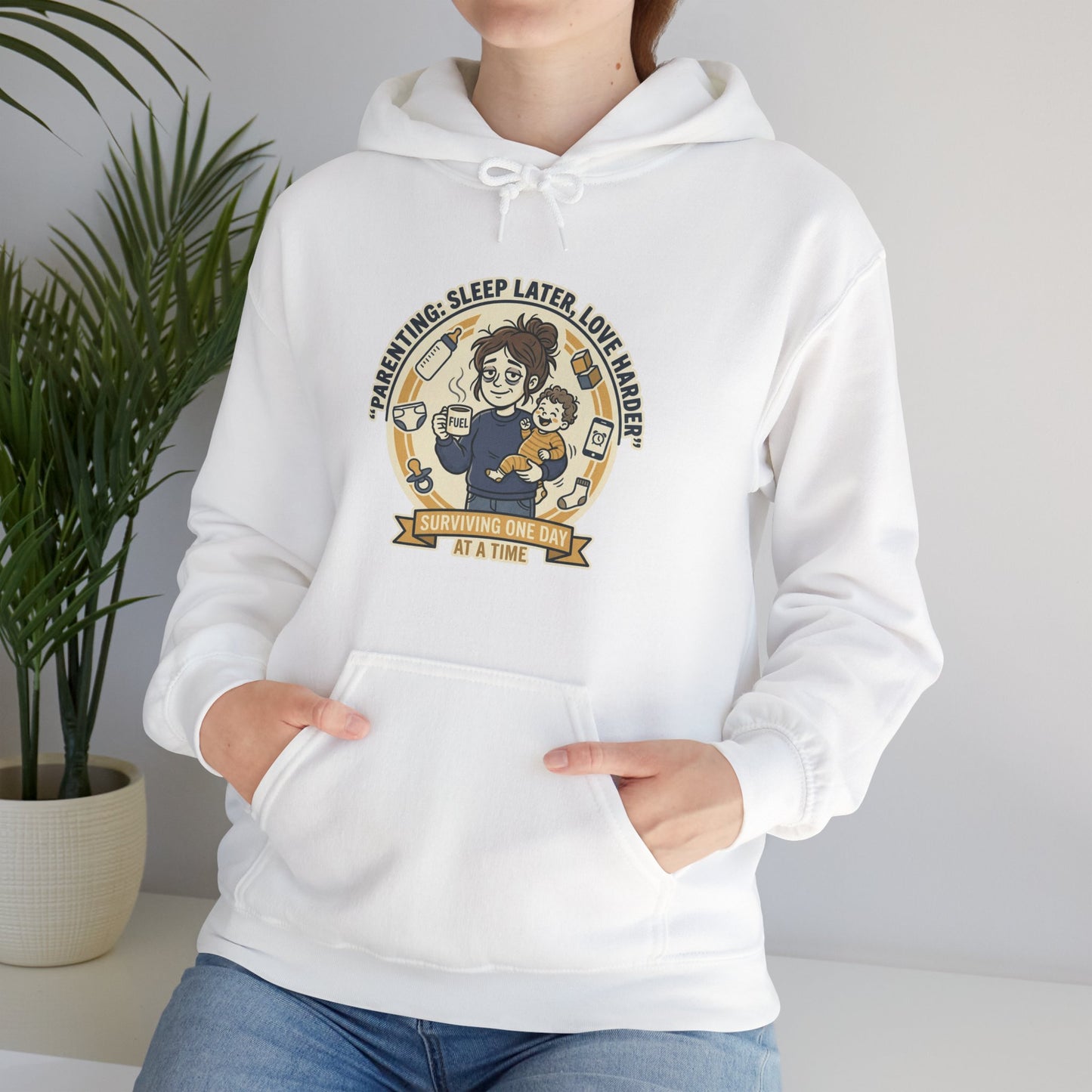 Parenting: Sleep Later, Love Harder Hoodie
