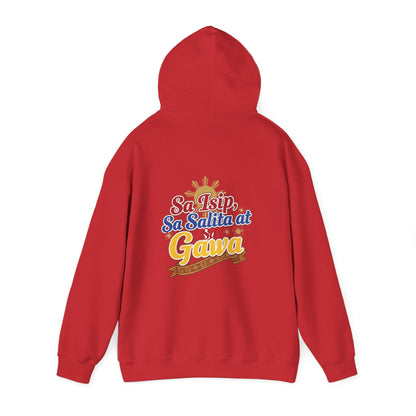 Pinay sa Isip sa Salita at sa Gawa — Filipino Pride Pullover Hoodie