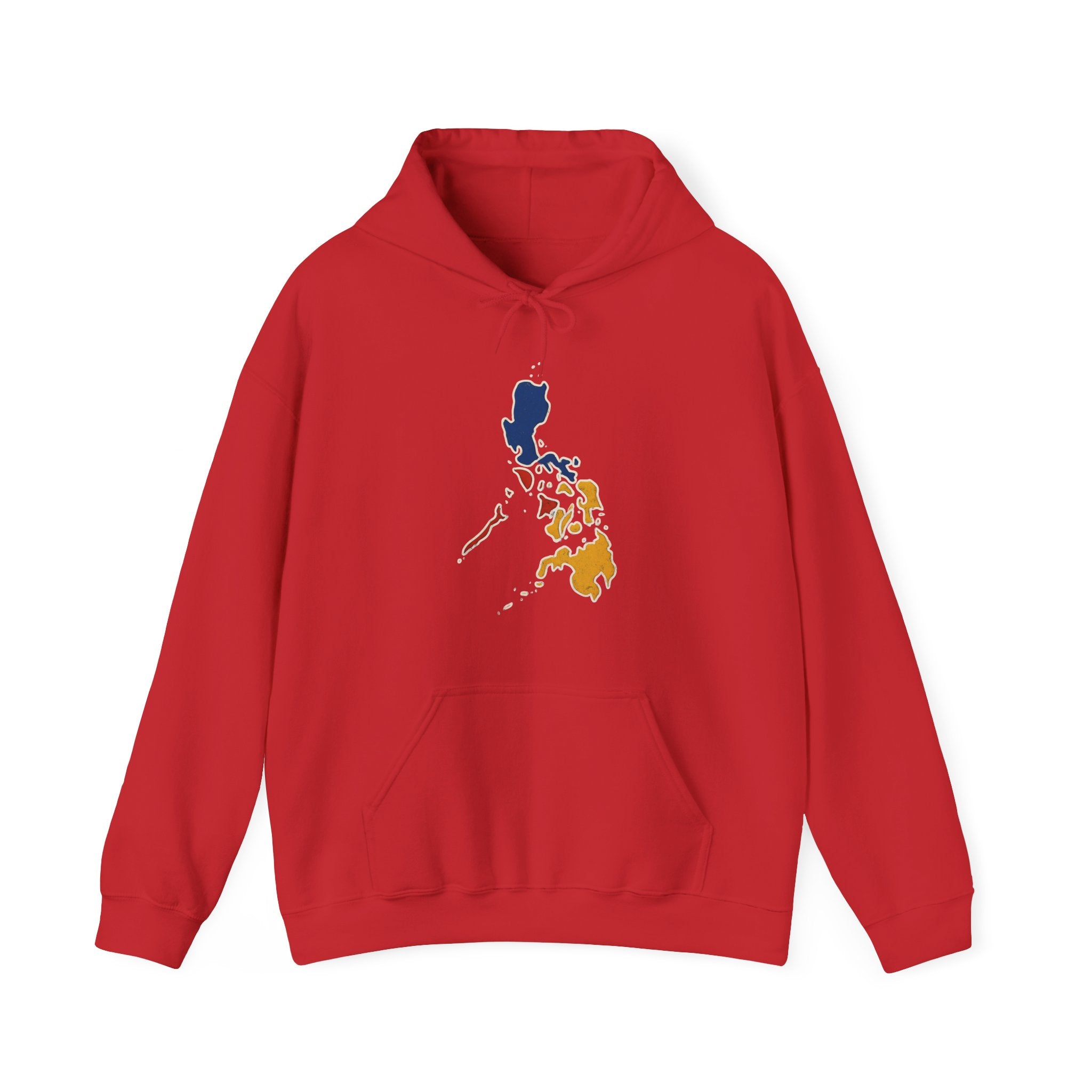 Philippines Map & Heraldic Eagle Hoodie — Filipino Pride Pullover