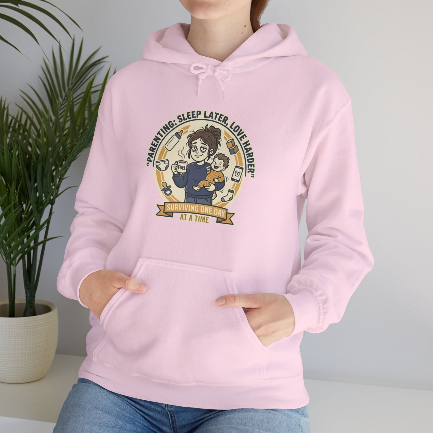 Parenting: Sleep Later, Love Harder Hoodie