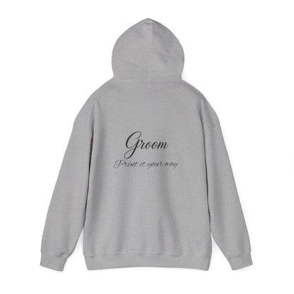 "Groom" Script Hoodie — Bridal Wedding Party Pullover