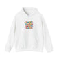 Barely Coping Deceptively Iconic Hoodie | mental health humor, retro wavy text