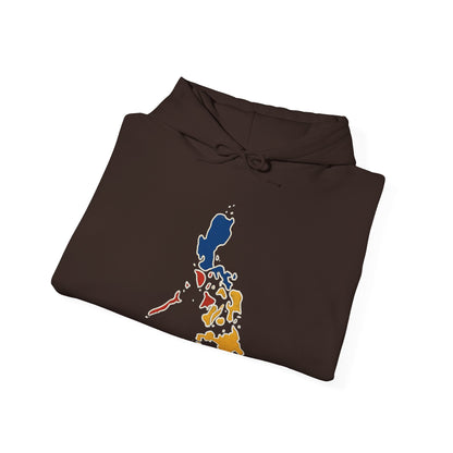 Philippines Map & Heraldic Eagle Hoodie — Filipino Pride Pullover