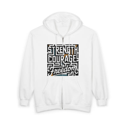 Empowering Freedom Zip-Up Hoodie