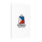 Filipino Flag Tote Logo Canvas Print — AFilipinoStore.com Matte Stretched Wall Art