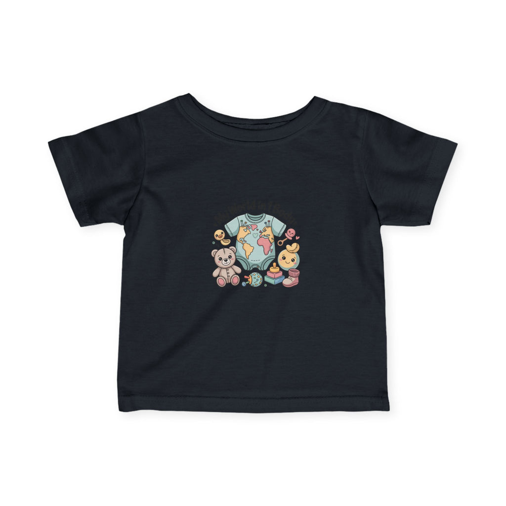 Cute Baby Tee: My World in 1 Body