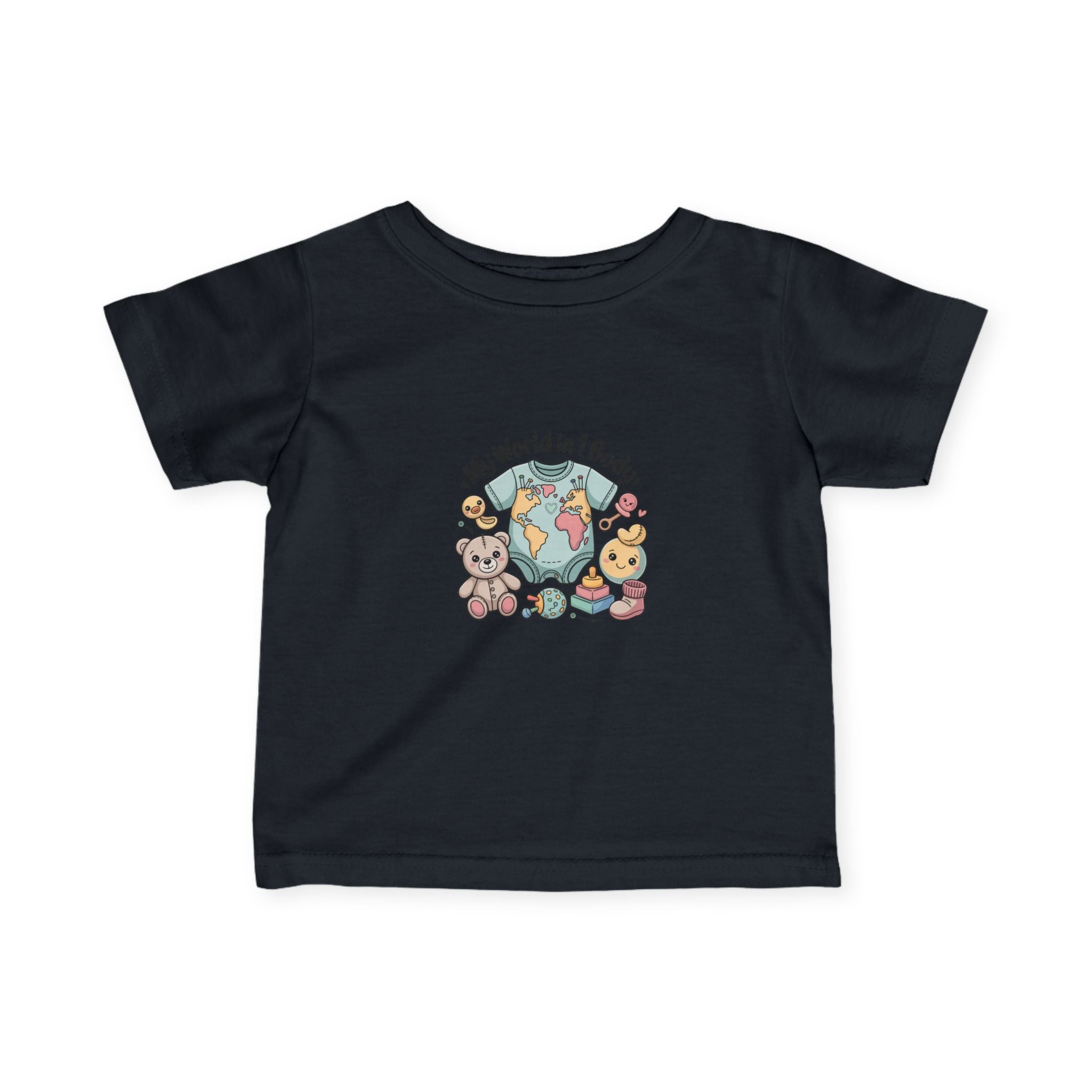 Cute Baby Tee: My World in 1 Body