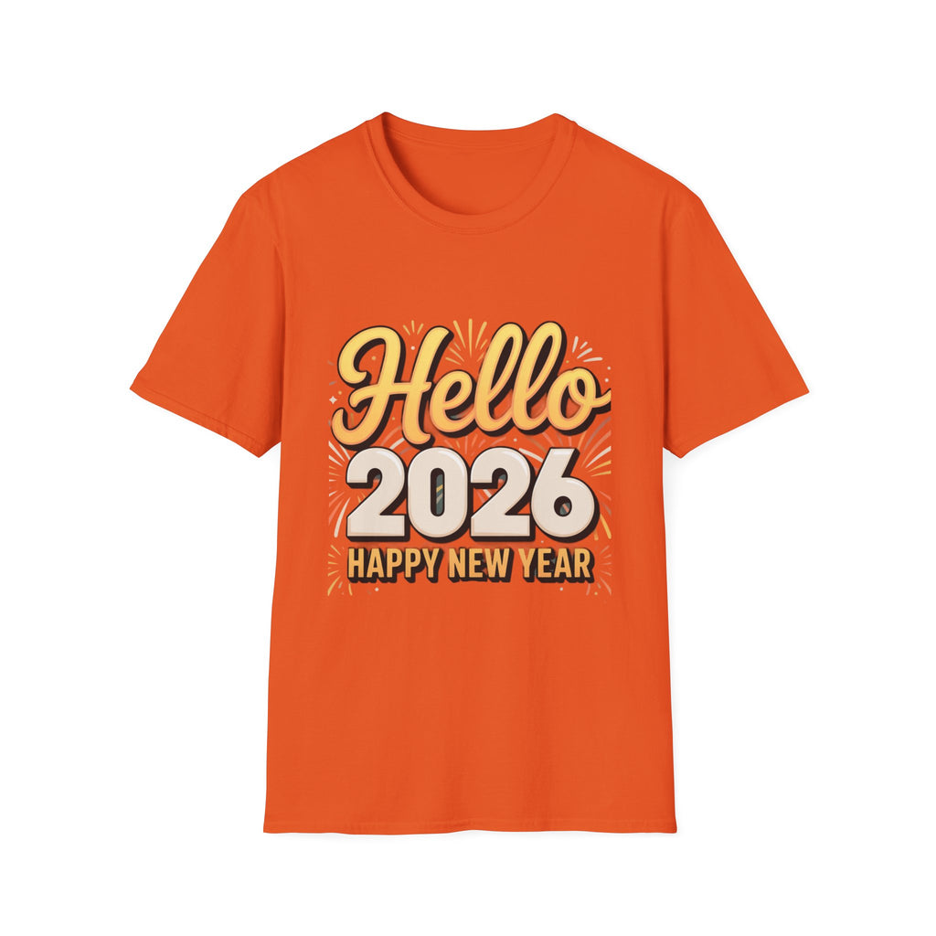 Hello 2026 Happy New Year T-Shirt