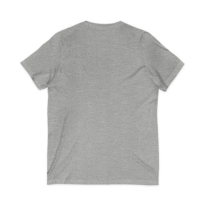 Basketball Player Art V-Neck Tee — Dynamic Court Action Graphic Shirt
