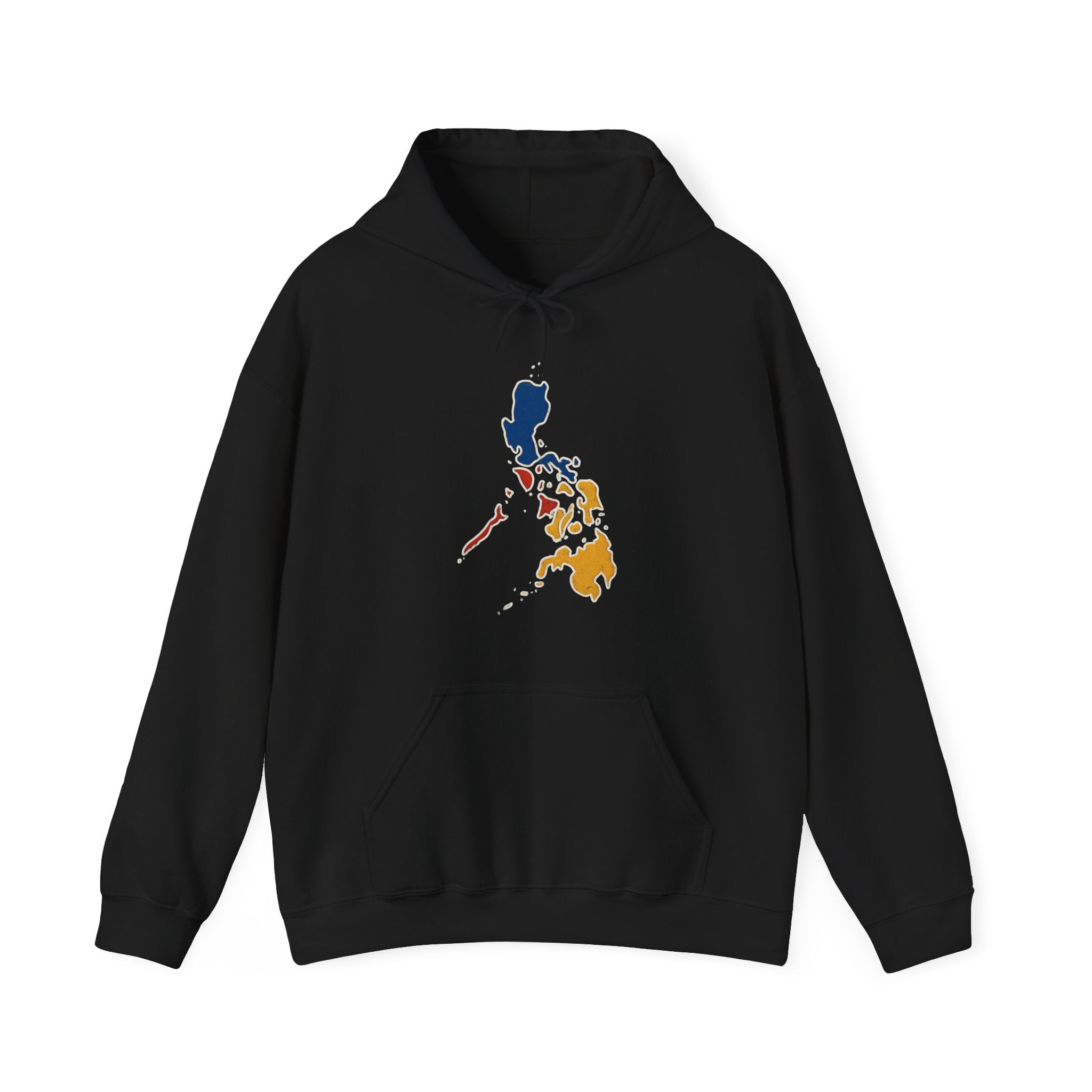 Philippines Map & Heraldic Eagle Hoodie — Filipino Pride Pullover