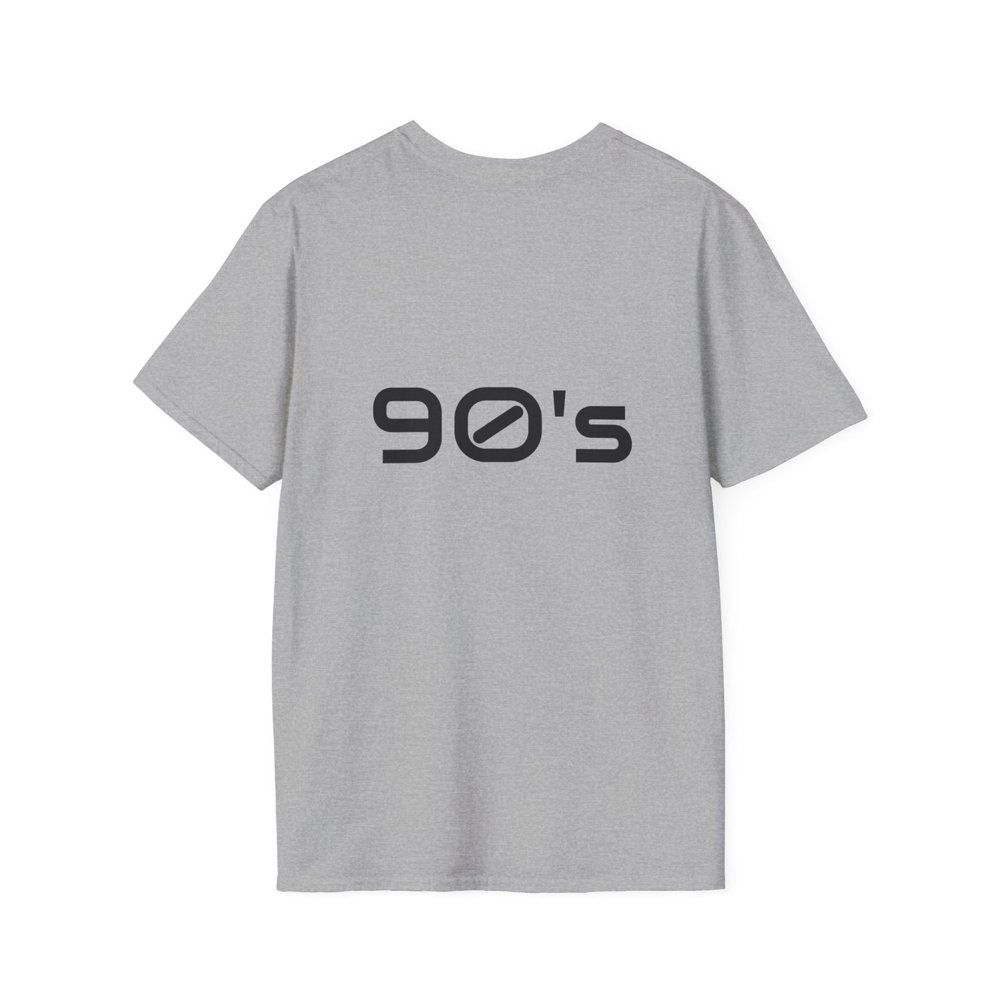 Anime Boy Portrait T‑Shirt — Retro "90's" Back Print