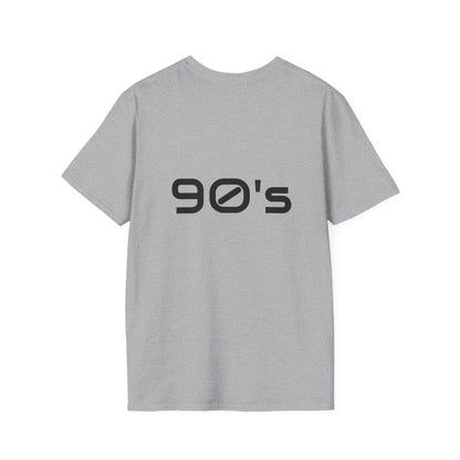 Anime Boy Portrait T‑Shirt — Retro "90's" Back Print