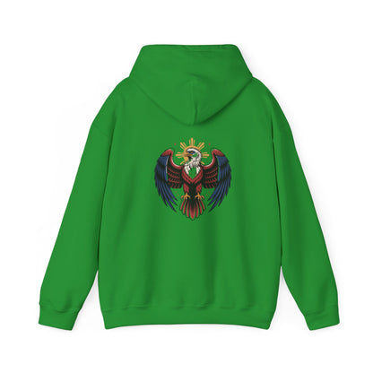 Philippines Map & Heraldic Eagle Hoodie — Filipino Pride Pullover