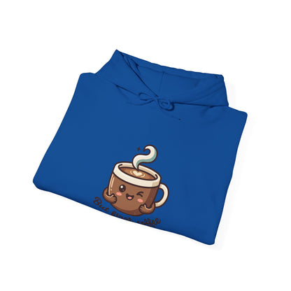 Hoodie — Cute "But First, Coffee" Coffee Cup Graphic Hoodie