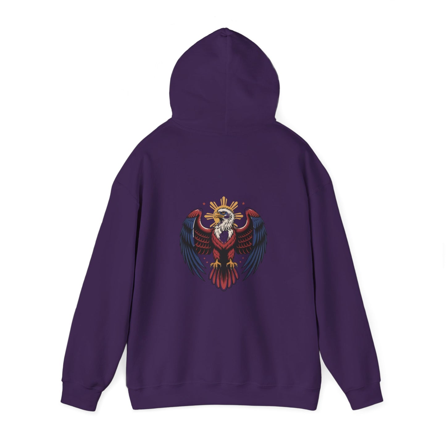 Philippines Map & Heraldic Eagle Hoodie — Filipino Pride Pullover