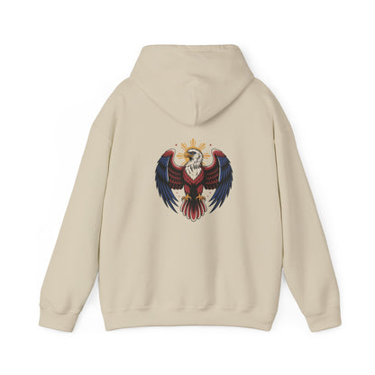 Philippines Map & Heraldic Eagle Hoodie — Filipino Pride Pullover
