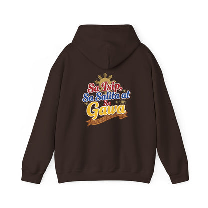 Pinay sa Isip sa Salita at sa Gawa — Filipino Pride Pullover Hoodie