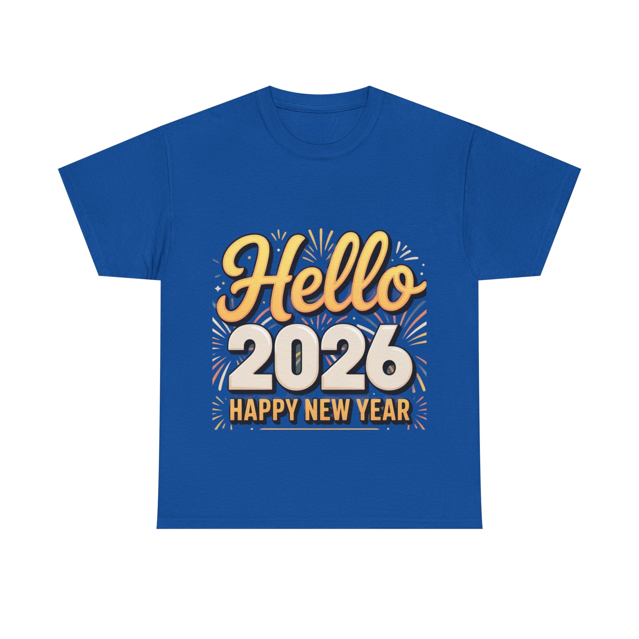 Copy of New Year Celebration Tee - Hello 2026 Happy New Year Design