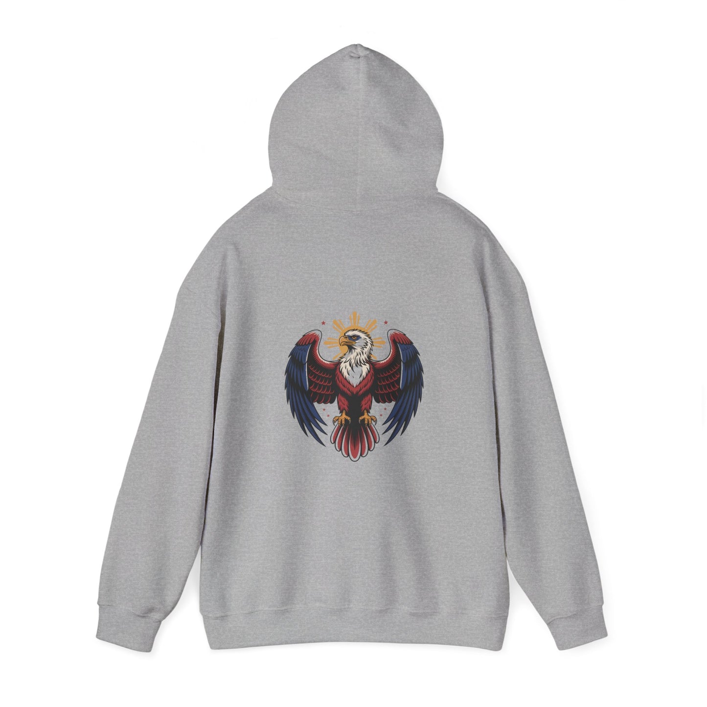 Philippines Map & Heraldic Eagle Hoodie — Filipino Pride Pullover