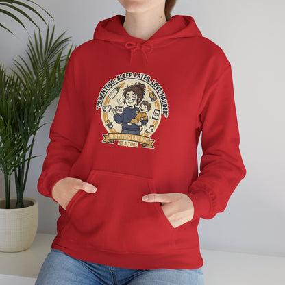 Parenting: Sleep Later, Love Harder Hoodie
