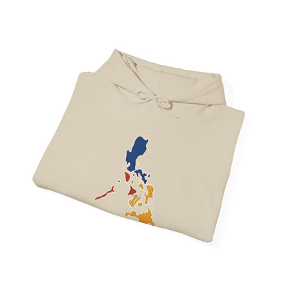 Philippines Map & Heraldic Eagle Hoodie — Filipino Pride Pullover