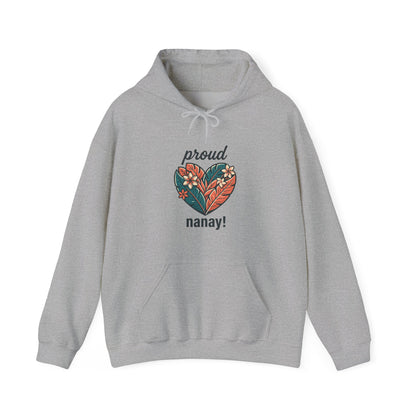 Proud Nanay Hoodie – Floral Heart Filipino Mom Gift