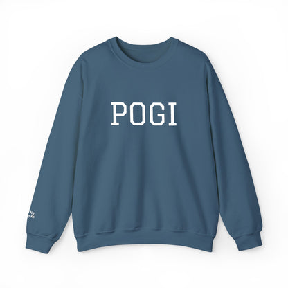Embroidered POGI Sabi ng nanay ko Crewneck Sweatshirt — Bold Filipino Pride Pullover
