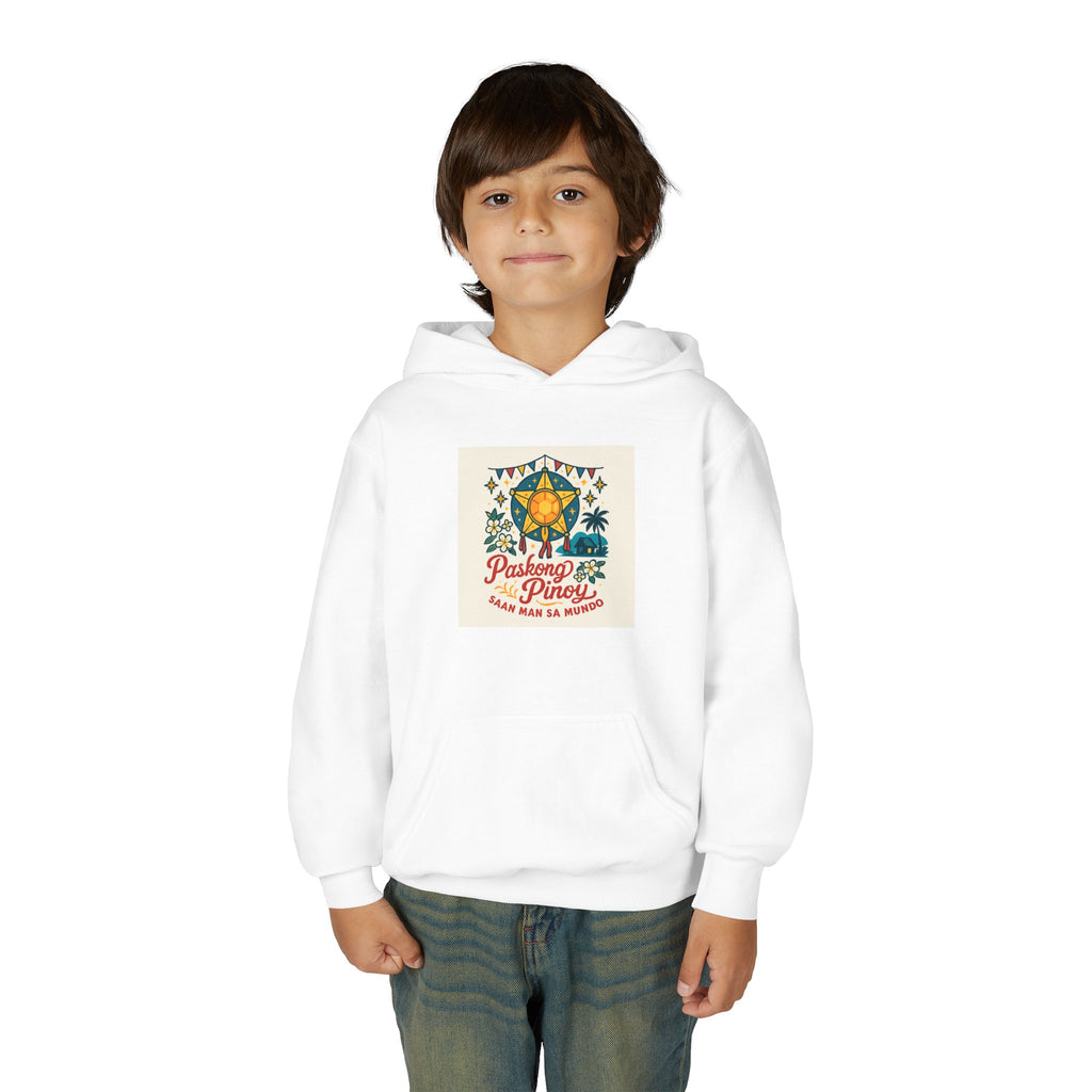 Cozy Holiday Sweatshirt, Youth Hoodie, Christmas Gift, Winter Apparel, Family Celebration Clothing, Fun Christmas Hoodie