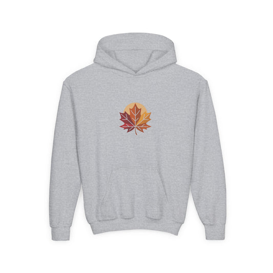 Autumn Leaves Youth Hooded Sweatshirt