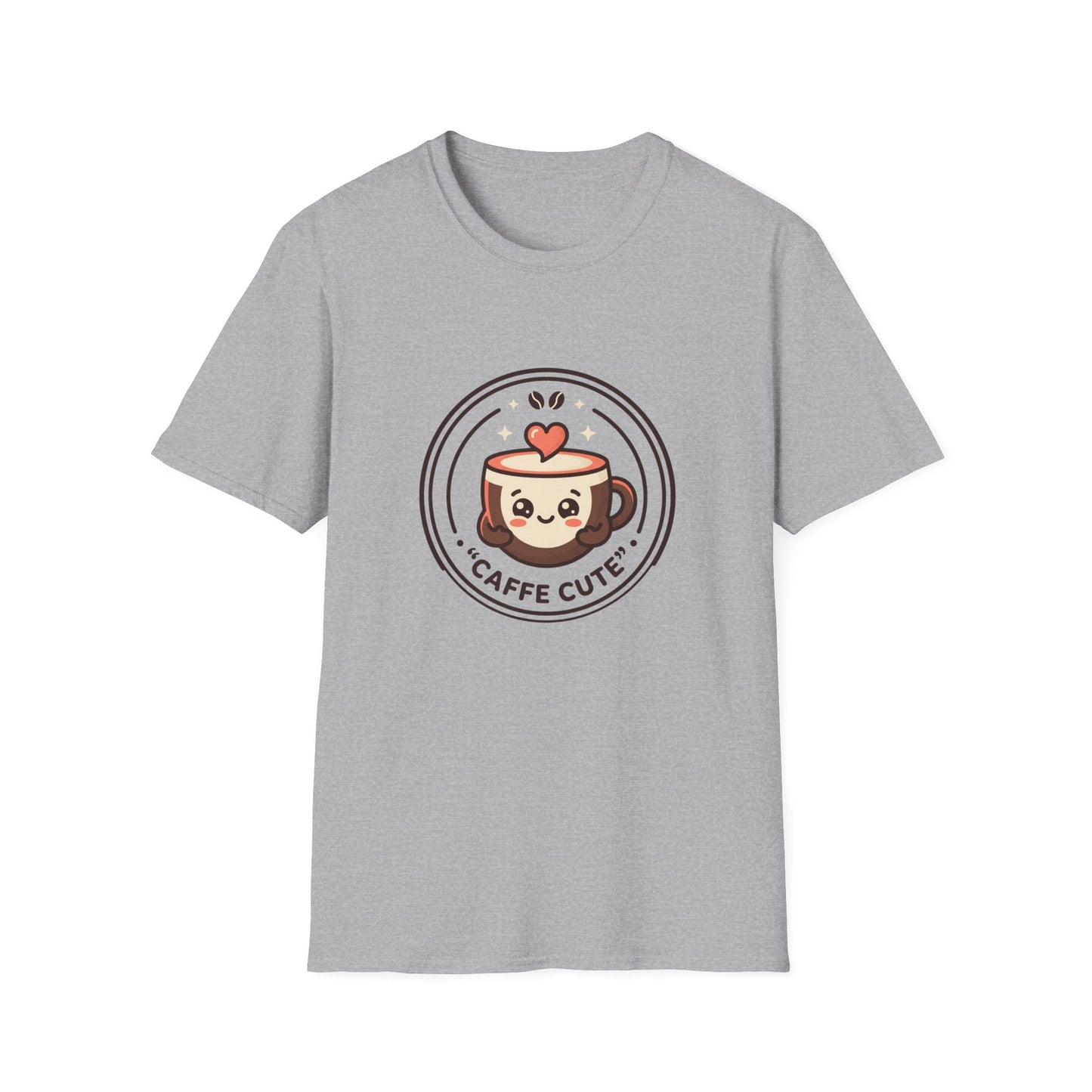 T-Shirt — Caffè Cutie Cute Coffee Cup Graphic Tee