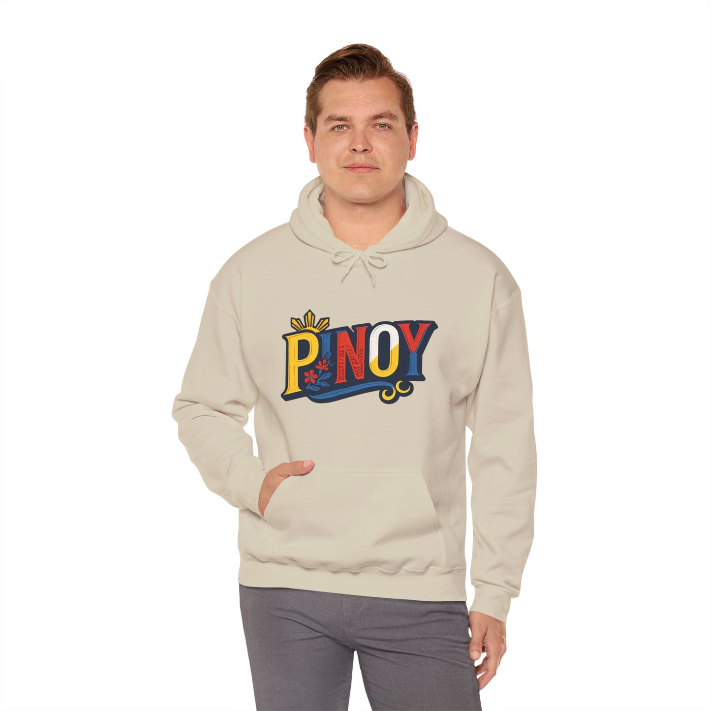 Pinoy Retro Logo Hoodie – Filipino Pride Pullover