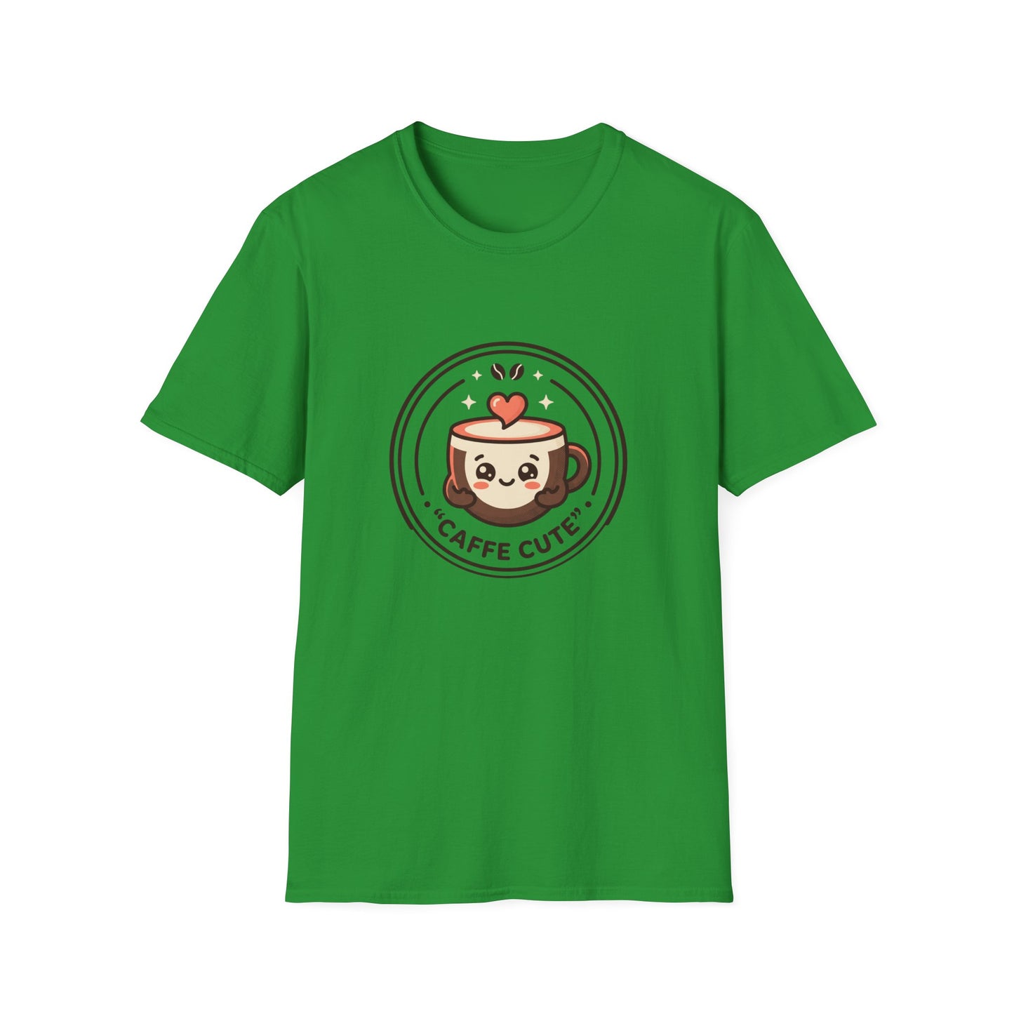 T-Shirt — Caffè Cutie Cute Coffee Cup Graphic Tee