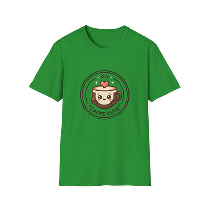 T-Shirt — Caffè Cutie Cute Coffee Cup Graphic Tee