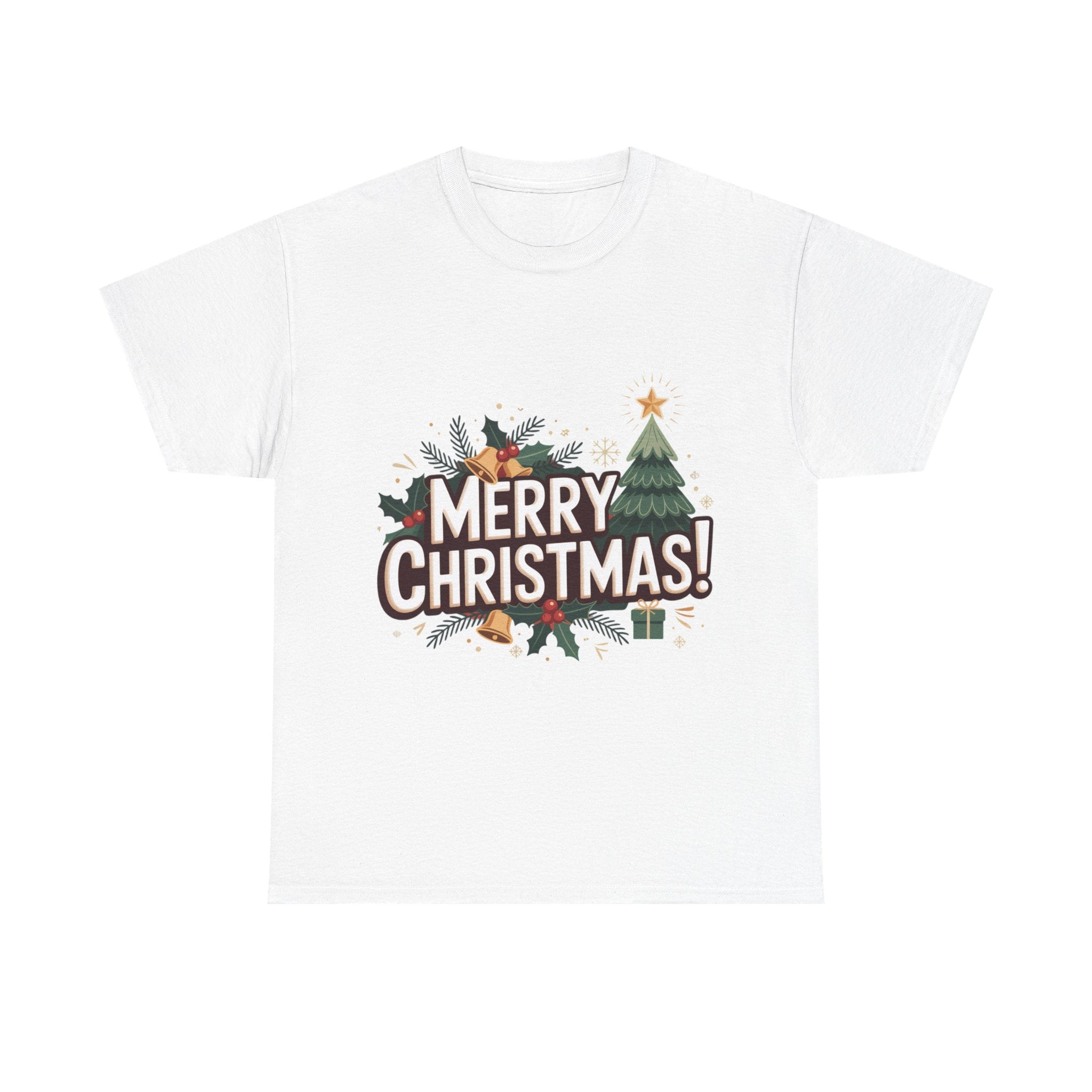 Merry Christmas Unisex Heavy Cotton Tee