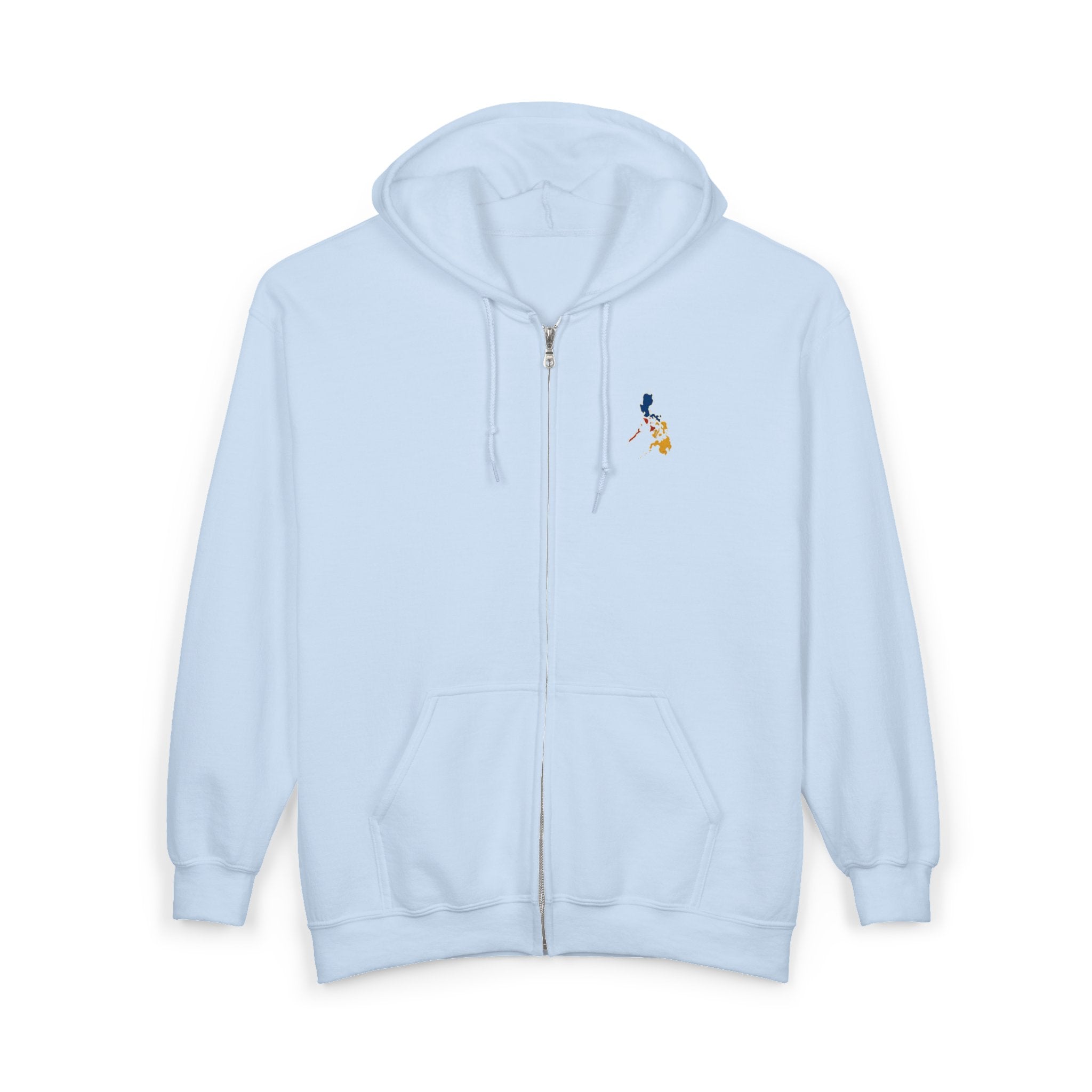 Eagle Crest Zip Hoodie — Crowned Heraldic Eagle Full-Zip Sweatshirt