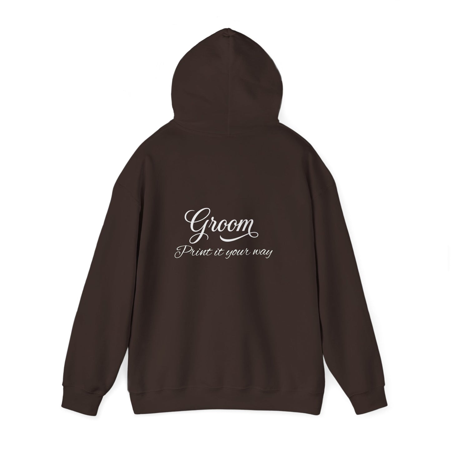 Copy of  "Bride" White Script Hoodie — Bridal Wedding Party Pullover