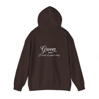 Copy of  "Bride" White Script Hoodie — Bridal Wedding Party Pullover
