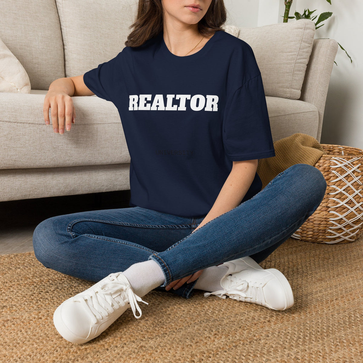 REALTOR White Text Shirt