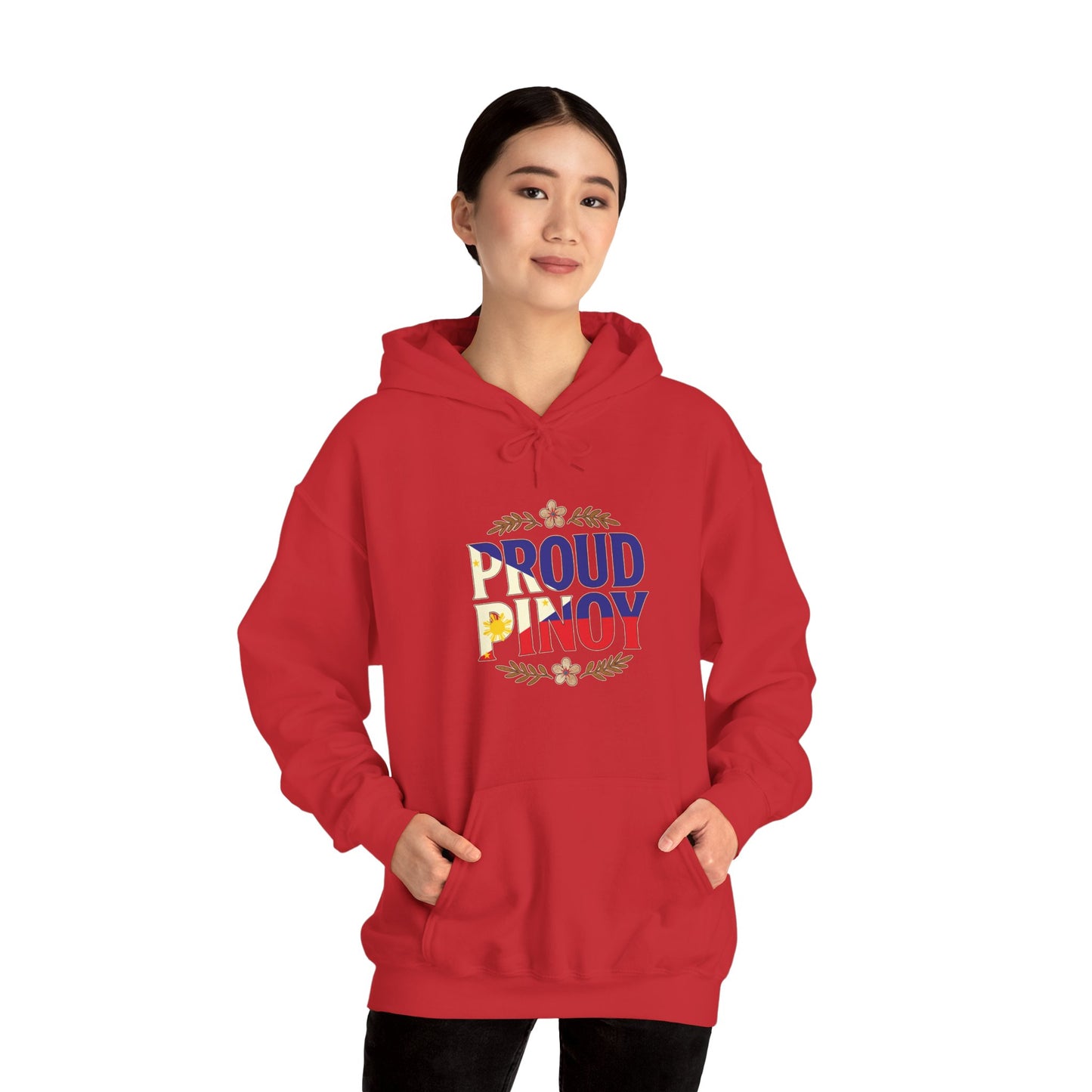 Proud Pinoy  Sa Isip Sa Salita at Sa Gawa Hoodie — Filipino Heritage Pullover