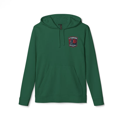 Rebel Basketball League Hoodie — Bold Grunge Basketball Logo