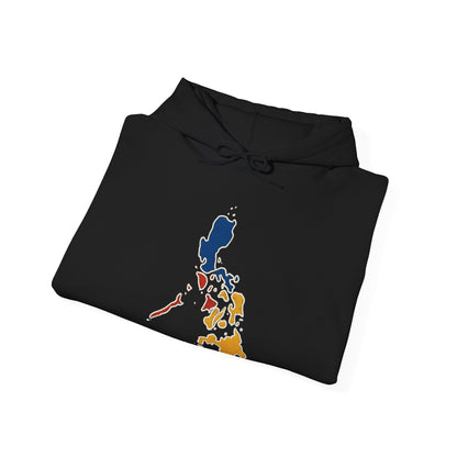 Philippines Map & Heraldic Eagle Hoodie — Filipino Pride Pullover