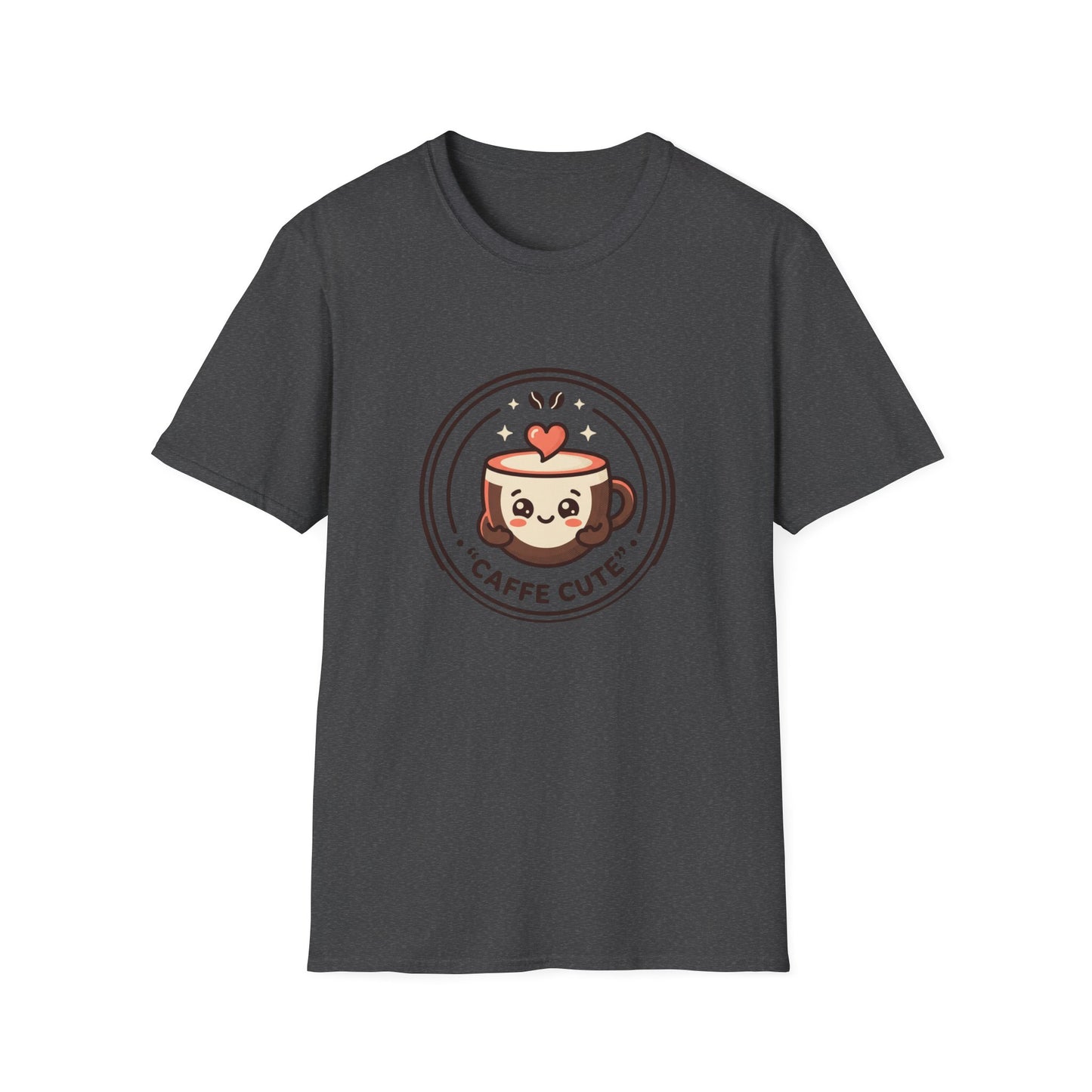 T-Shirt — Caffè Cutie Cute Coffee Cup Graphic Tee