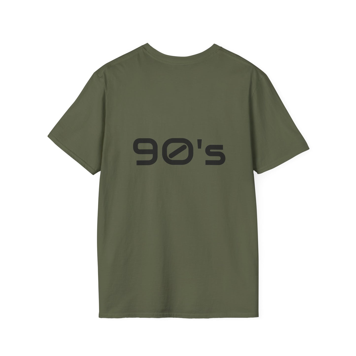 Anime Boy Portrait T‑Shirt — Retro "90's" Back Print