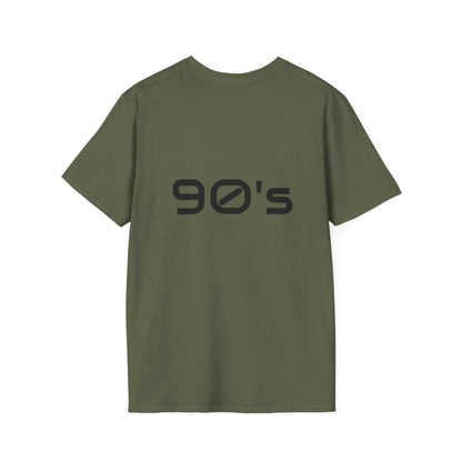 Anime Boy Portrait T‑Shirt — Retro "90's" Back Print