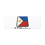 Filipino Flag Tote Logo Canvas Print — AFilipinoStore.com Matte Stretched Wall Art