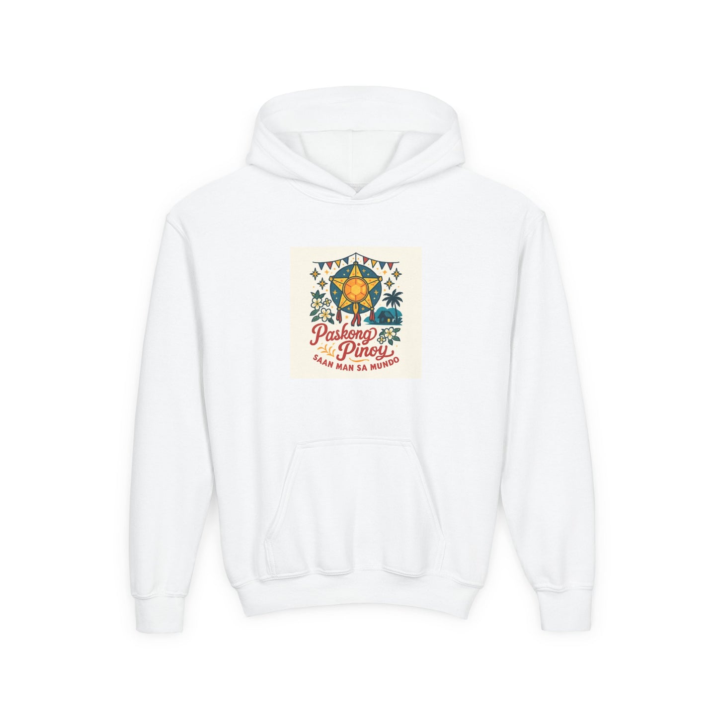 Cozy Holiday Sweatshirt, Youth Hoodie, Christmas Gift, Winter Apparel, Family Celebration Clothing, Fun Christmas Hoodie